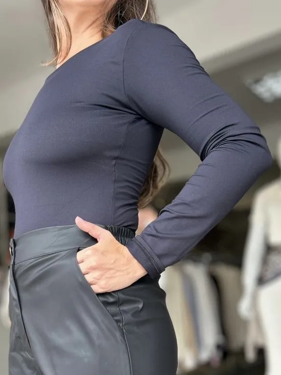 BODY FEMININO MANGA LONGA R74
