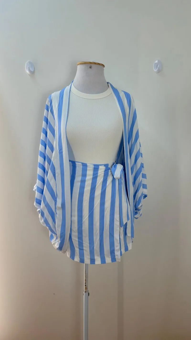 CONJUNTO FEMININO KIMONO+SHRT