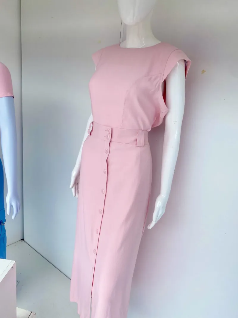 GLEE — CONJUNTO FEMININO MANGA CURTA+SAIA MIDI