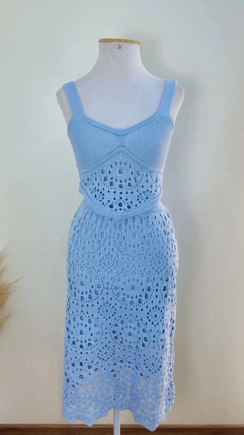 CONJUNTO FEMININO ADULTO C/ALÇA+SAIA