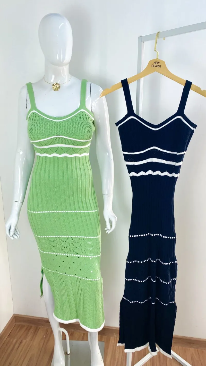 VESTIDO FEMININO ADULTO SM TRICOT