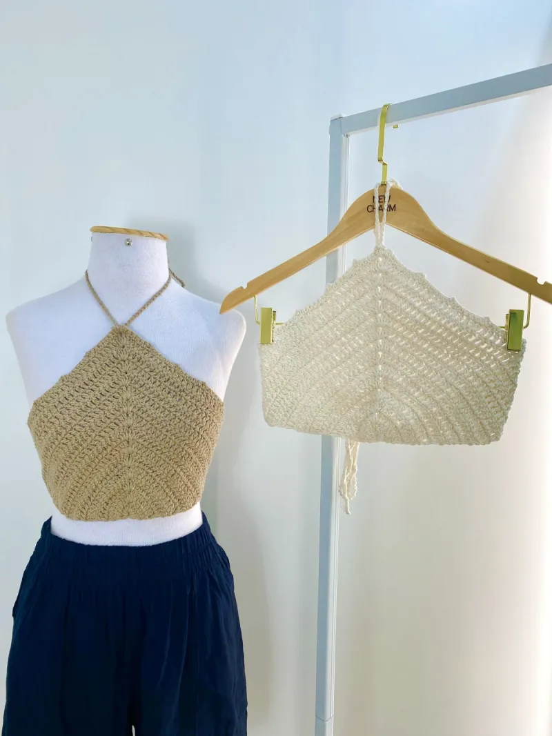 CROPPED FEMININO ADULTO CROCHE