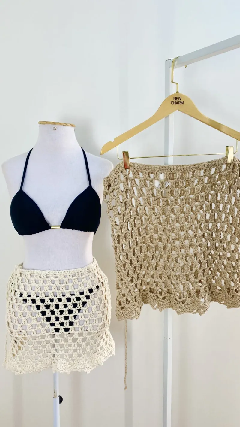 SAIA FEMININO ADULTO CROCHE