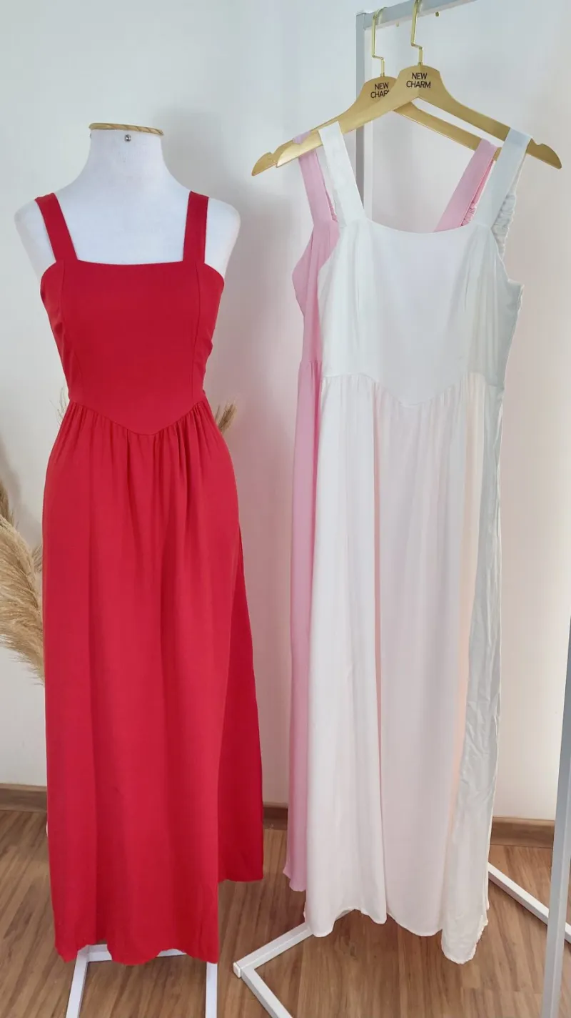 VESTIDO FEMININO ADULTO C/ALÇA LG