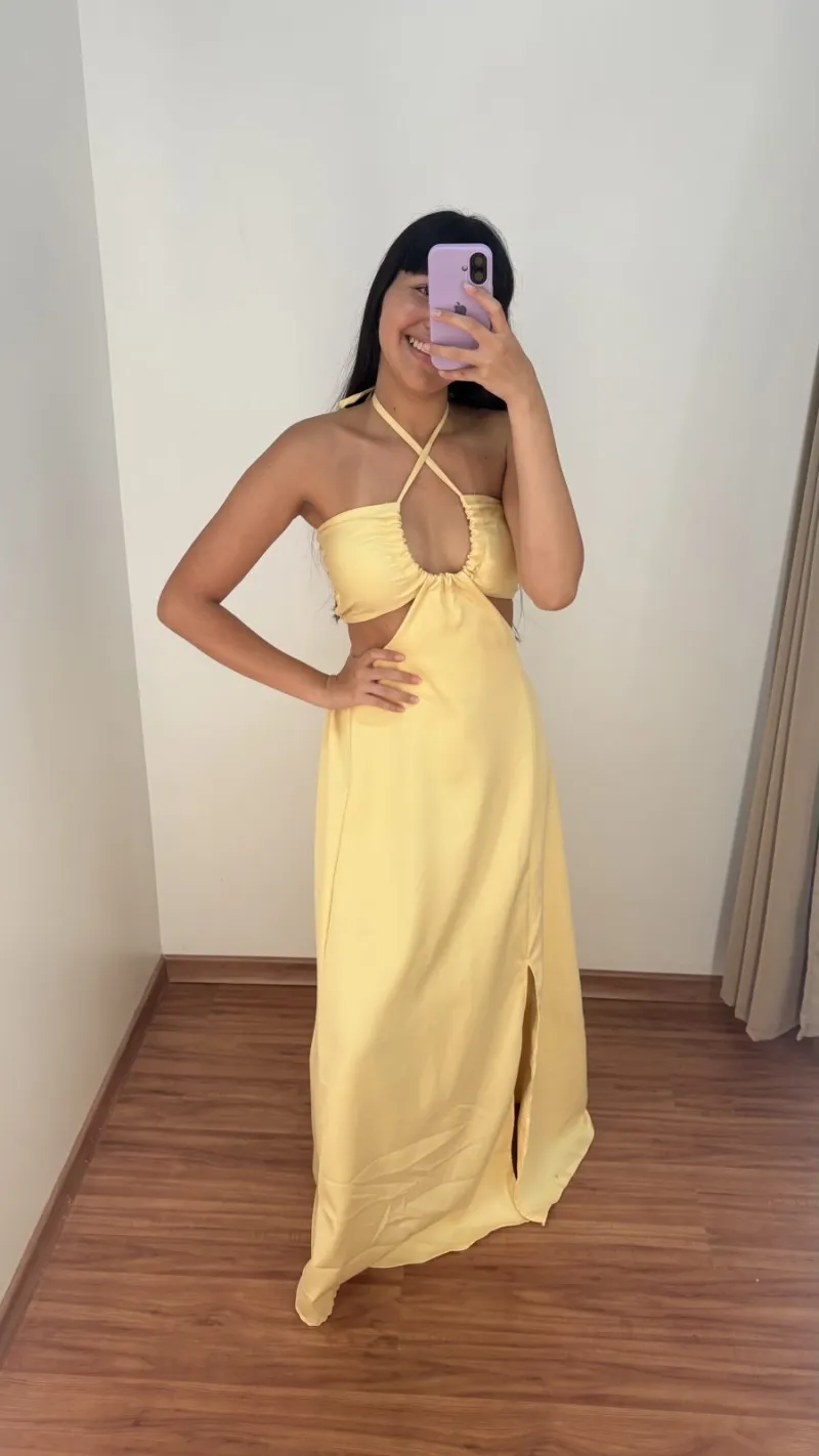 VESTIDO FEMININO ADULTO C/ALÇA LG
