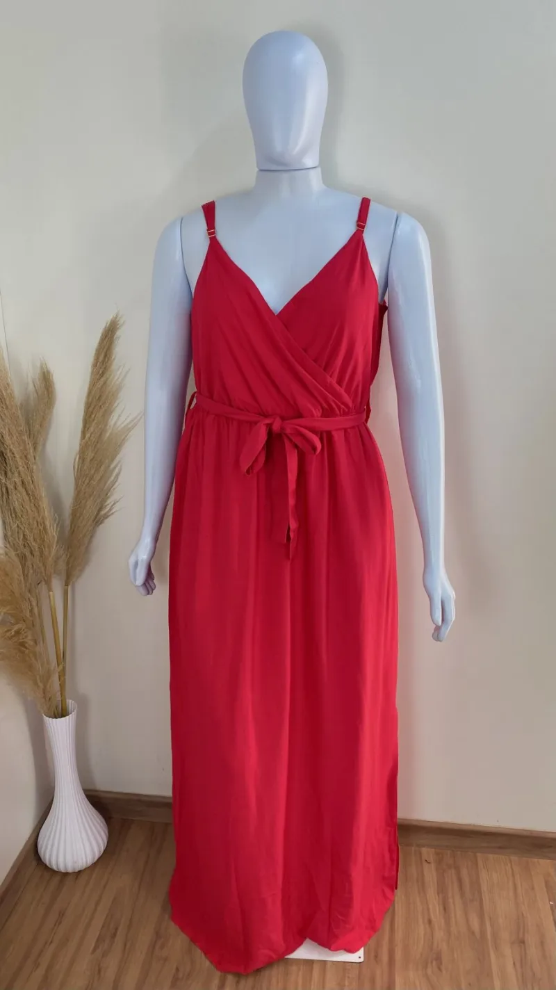 VESTIDO FEMININO ADULTO C/ALÇA LG