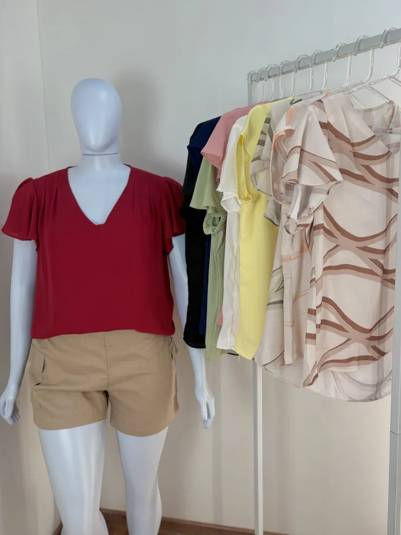 BLUSA FEMININO ADULTO SEM MANGA