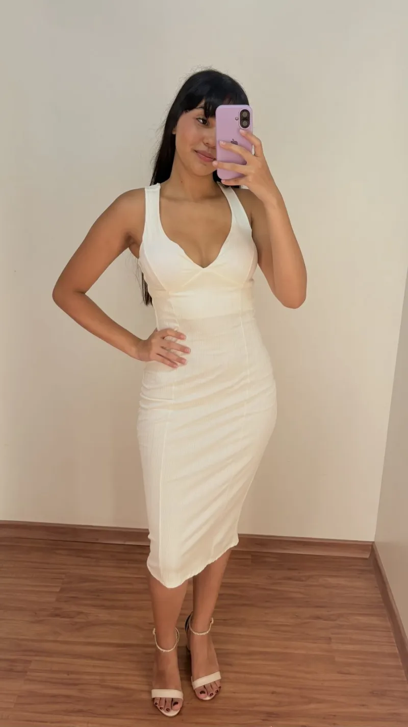 VESTIDO FEMININO ADULTO SM MIDI