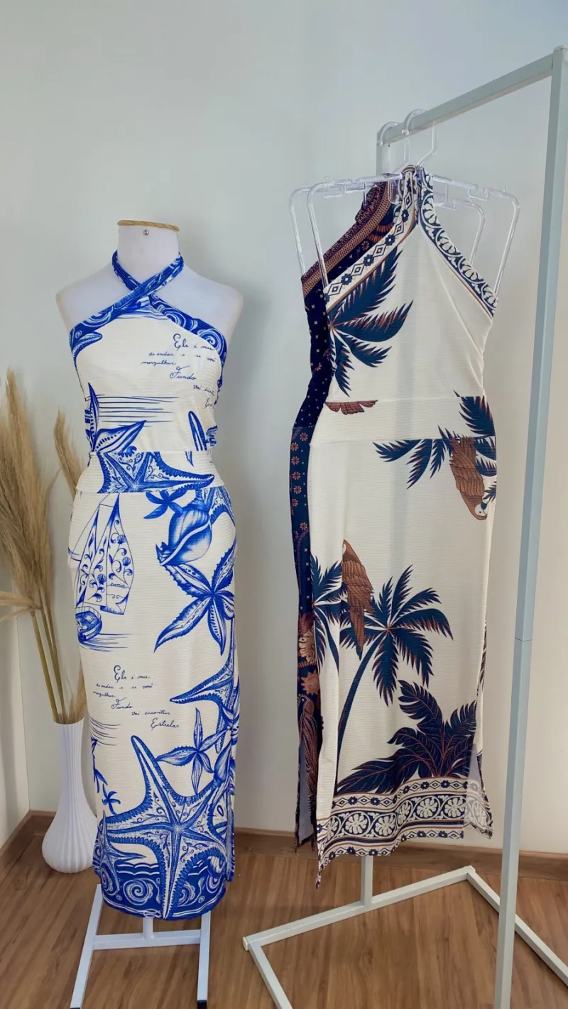 VESTIDO FEMININO ADULTO SM MIDI