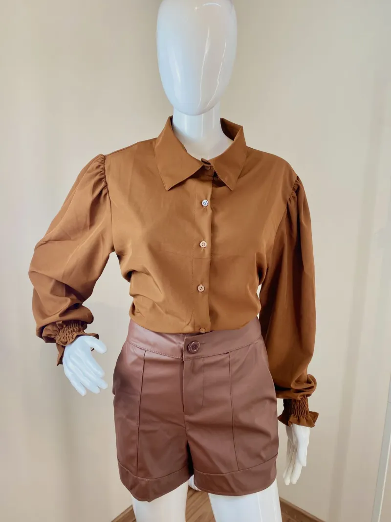 CAMISA FEMININO ADULTO MANGA LONGA