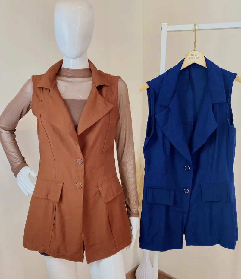 COLETE FEMININO ADULTO SM ALONGADO