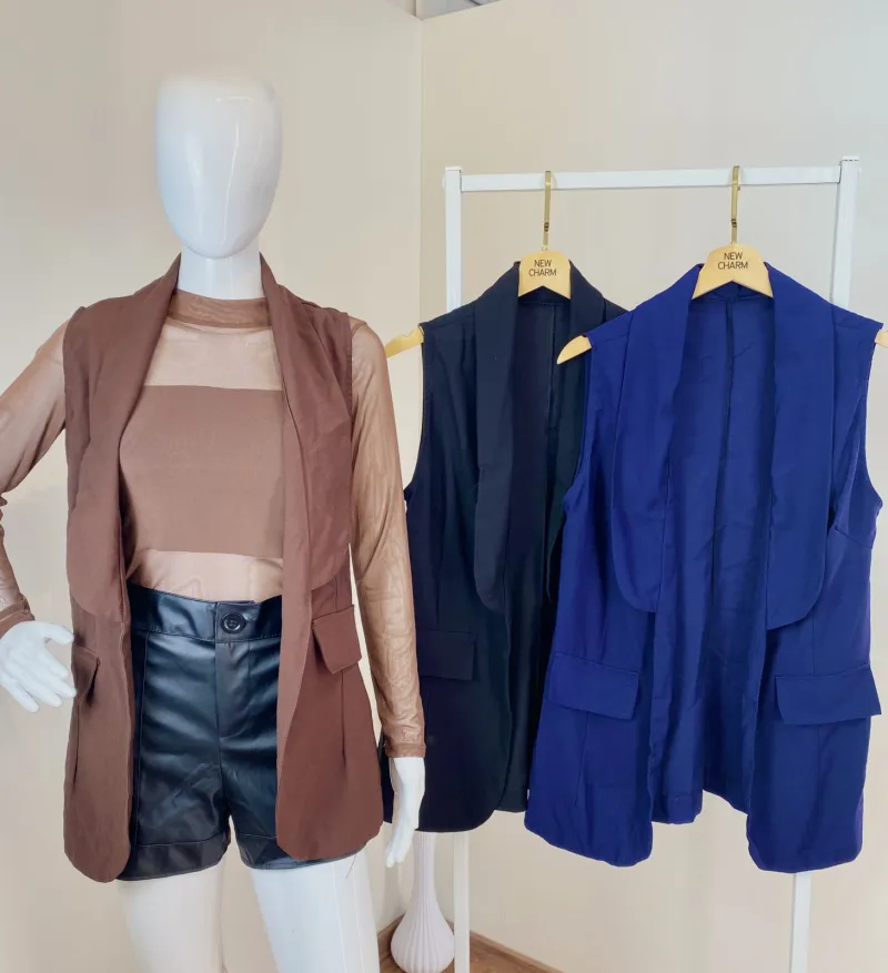 COLETE FEMININO ADULTO SM ALONGADO