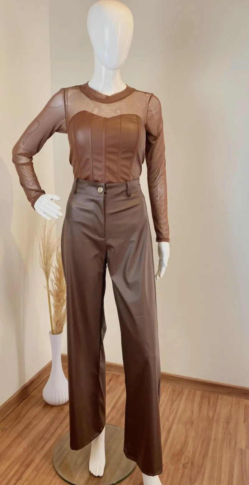 CALÇA FEMININO ADULTO COURINO