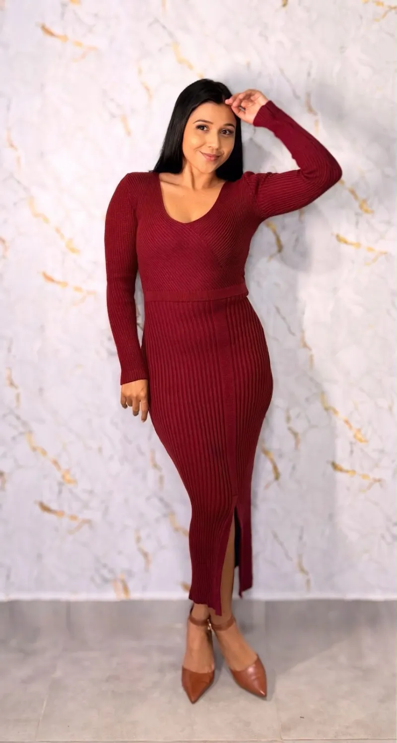 VESTIDO ADT ML MID TRICO