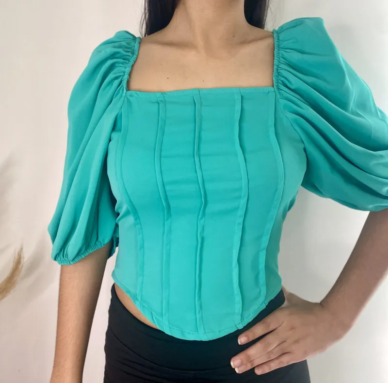 GLEE — BLUSA FEMININO MANGA BUFNTE R76