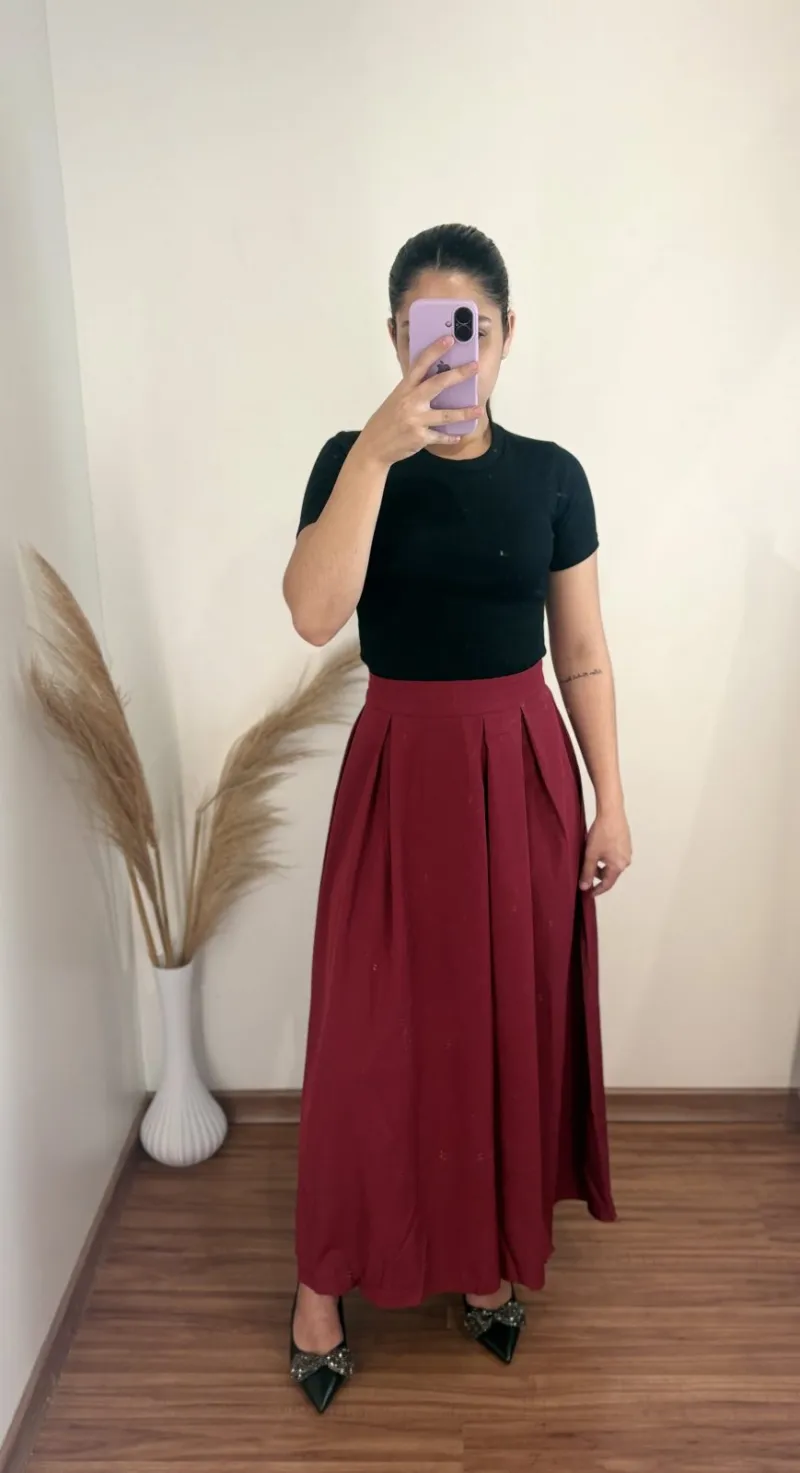 GLEE — SAIA FEMININO ADULTO MIDI