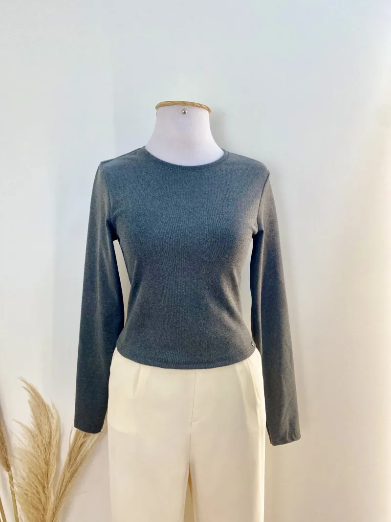 BLUSA FEMININO ADULTO MANGA LONGA FLANELAD