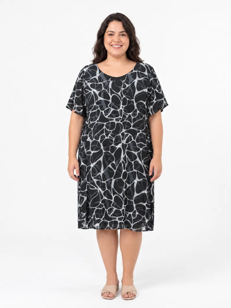 HABANA — VESTIDO FEMININO MANGA CURTA CURTO R25