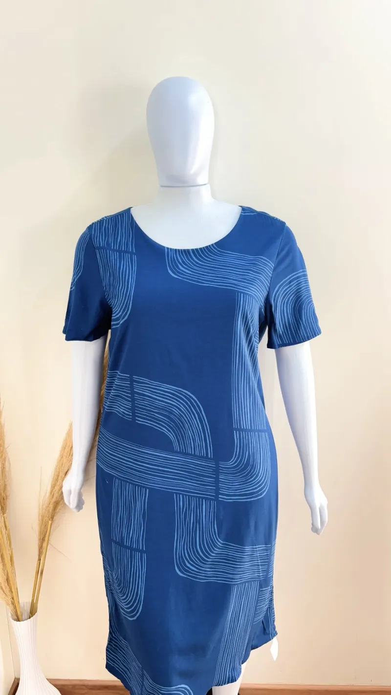 VESTIDO FEMININO SEM MANGA MIDI