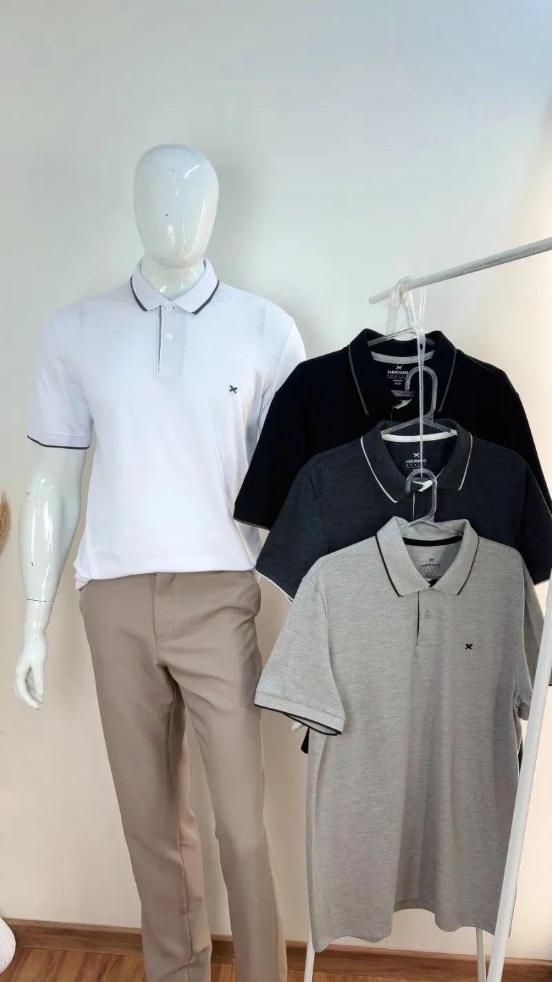 POLO MASCULINO ADULTO SEM MANGA