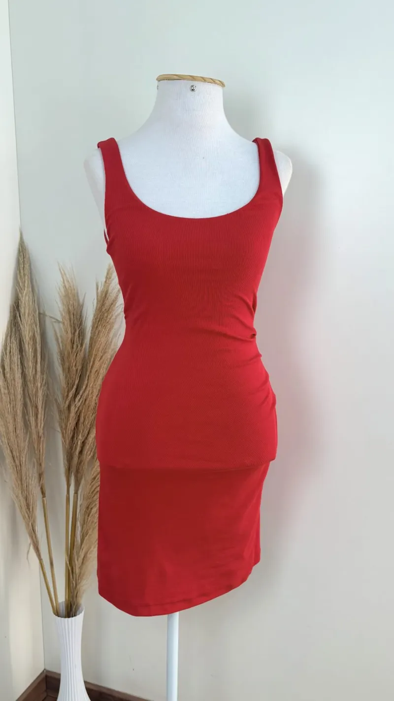 VESTIDO FEMININO C/ALÇA CURTO