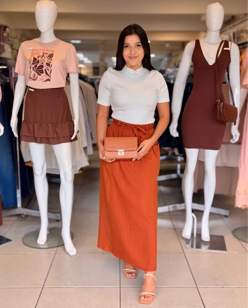 BLUSA FEMININO SEM MANGA GOLA ALTA