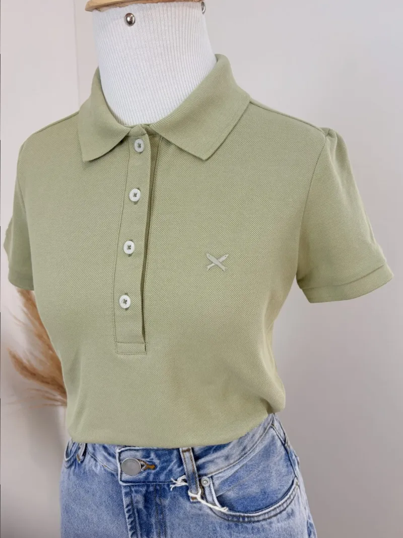 POLO FEMININO ADULTO SEM MANGA