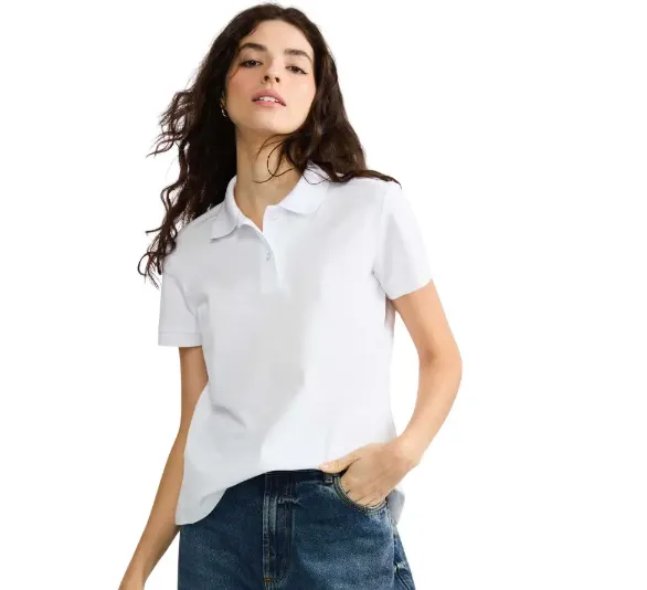 HERING — POLO FEMININO ADULTO MANGA CURTA PIQUET