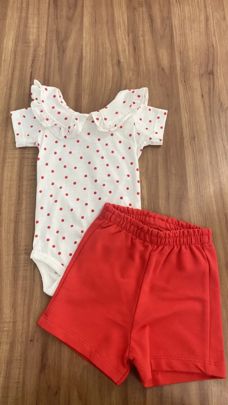 CONJUNTO FEMININO INFANTIL SEM MANGA R06