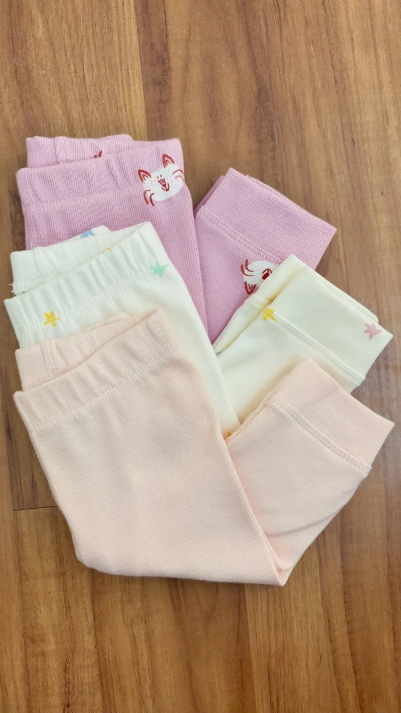 KIT CALÇA FEMININO INFANTIL C/3