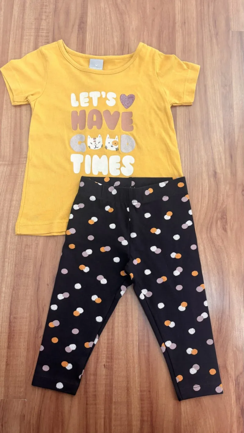 CONJUNTO FEMININO INFANTIL SEM MANGA R06