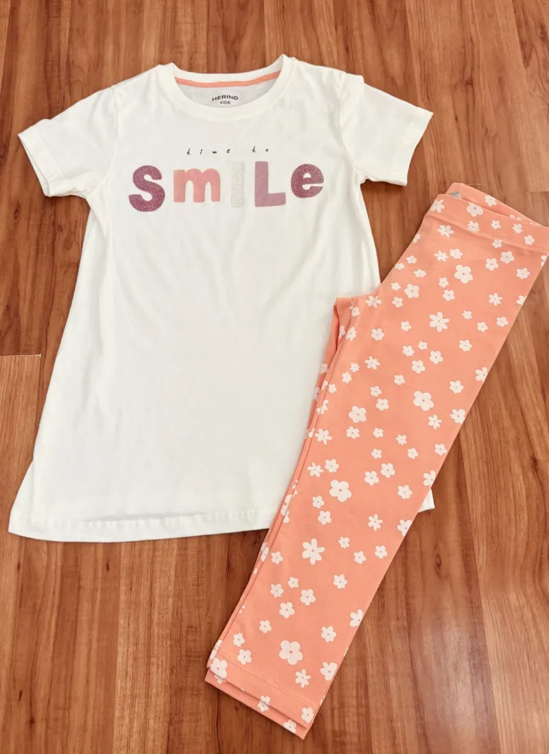 CONJUNTO FEMININO INFANTIL SEM MANGA R06