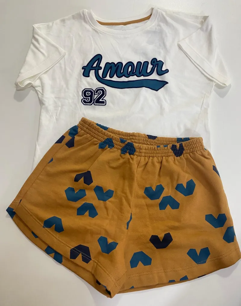 CONJUNTO FEMININO SEM MANGA INFANTIL R06