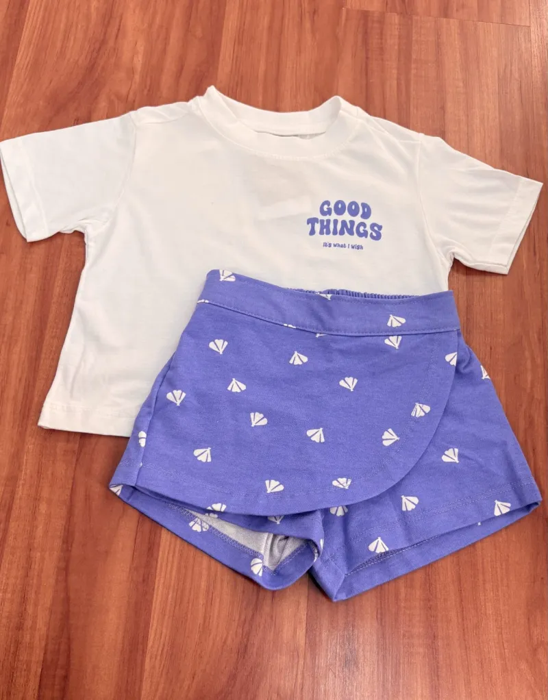 CONJUNTO FEMININO INFANTIL SEM MANGA R06