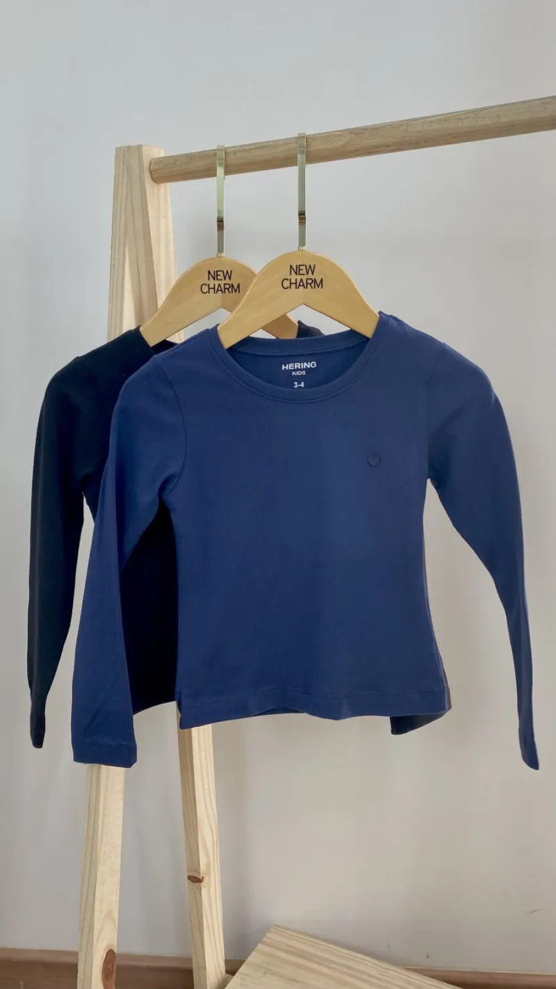 BLUSA FEMININO INFANTIL MANGA LONGA