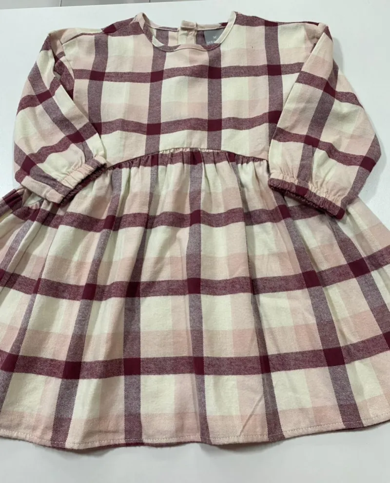 VESTIDO FEMININO INFANTIL MANGA LONGA R06