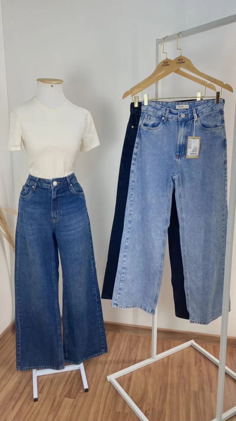 CALÇA FEMININO ADULTO WIDE LEG LEG
