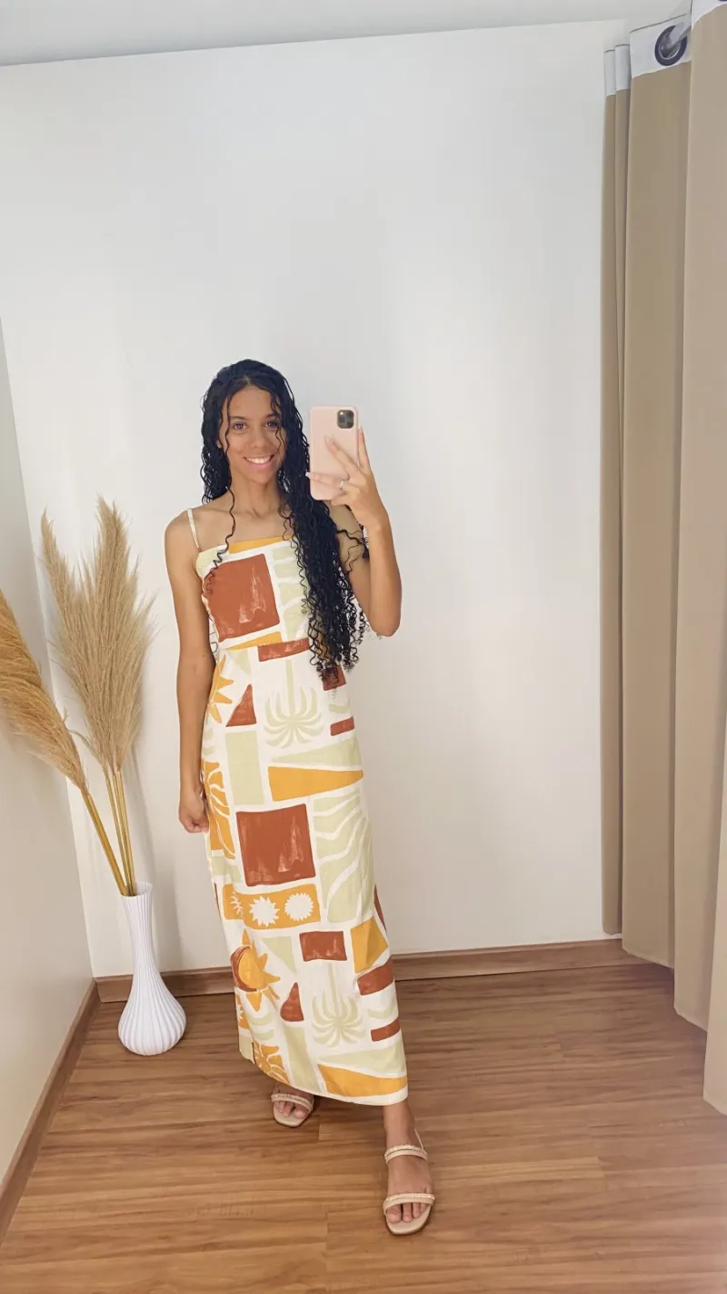 VESTIDO FEMININO C/ALÇA R06