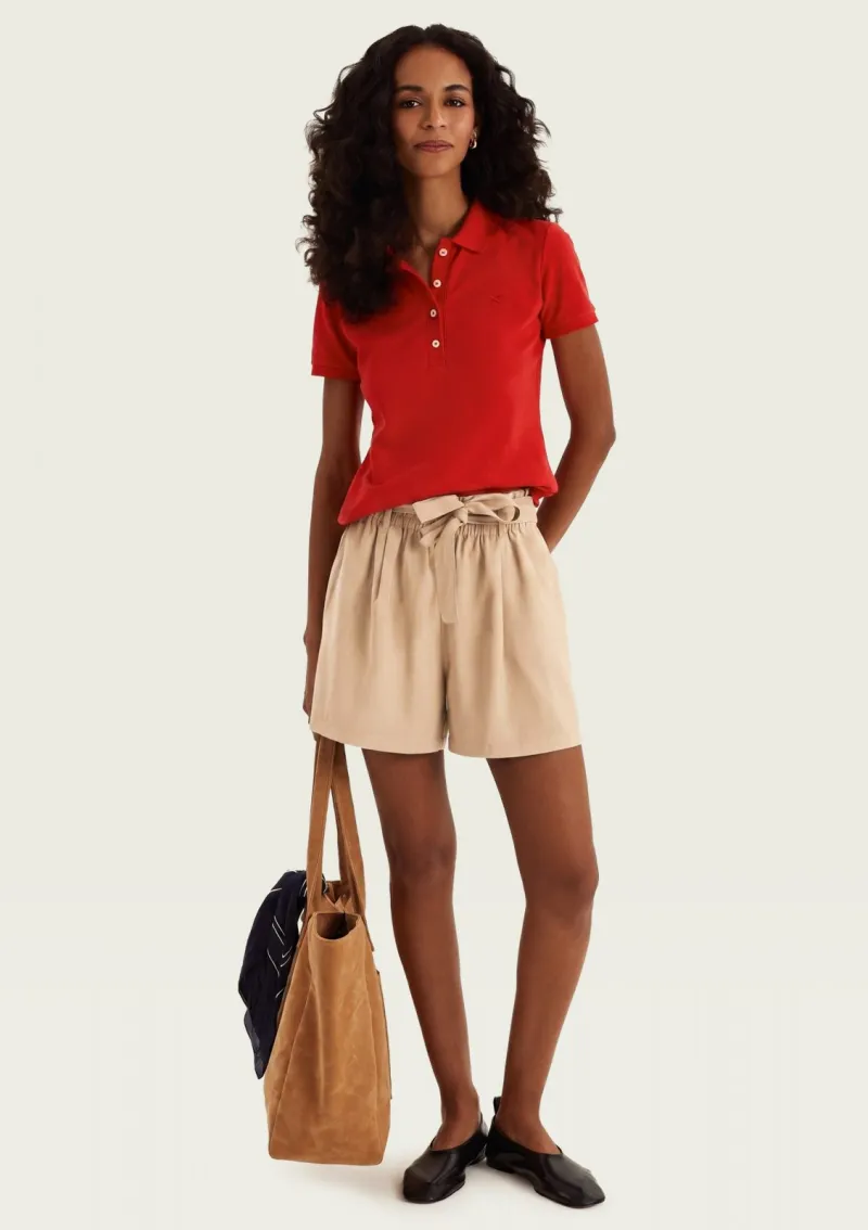 SHORTS FEMININO ADULTO ALFAIATARIA
