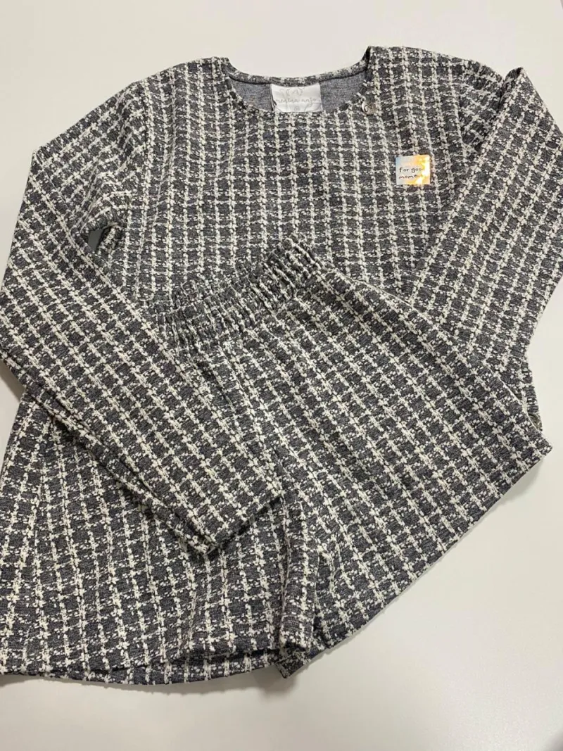 CONJUNTO FEMININO INFANTIL MANGA LONGA+SHORTS R48