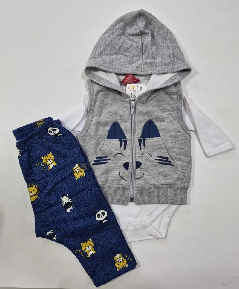 CONJUNTO MASCULINO INFANTIL MANGA LONGA KYLY