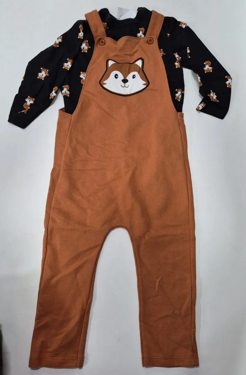 JARDINEIRA MASCULINO INFANTIL+MANGA LONGA R100