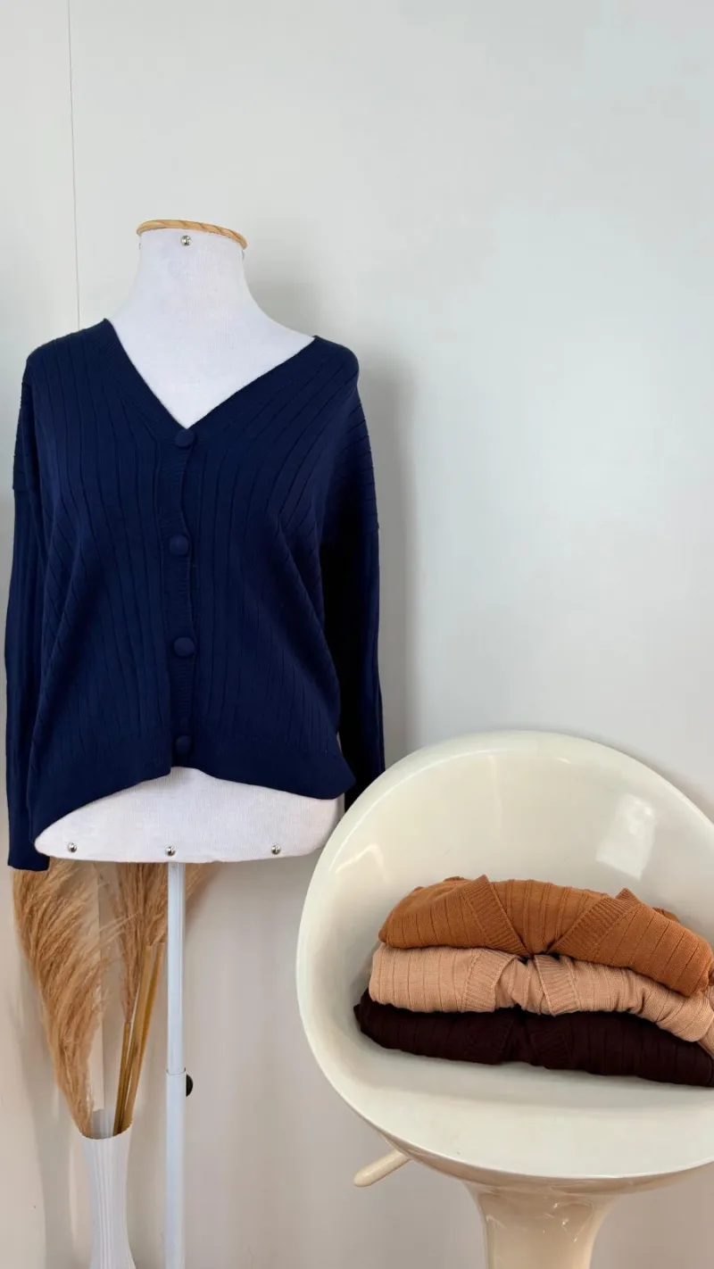 CASACO FEMININO ABERTA TRICOT R50