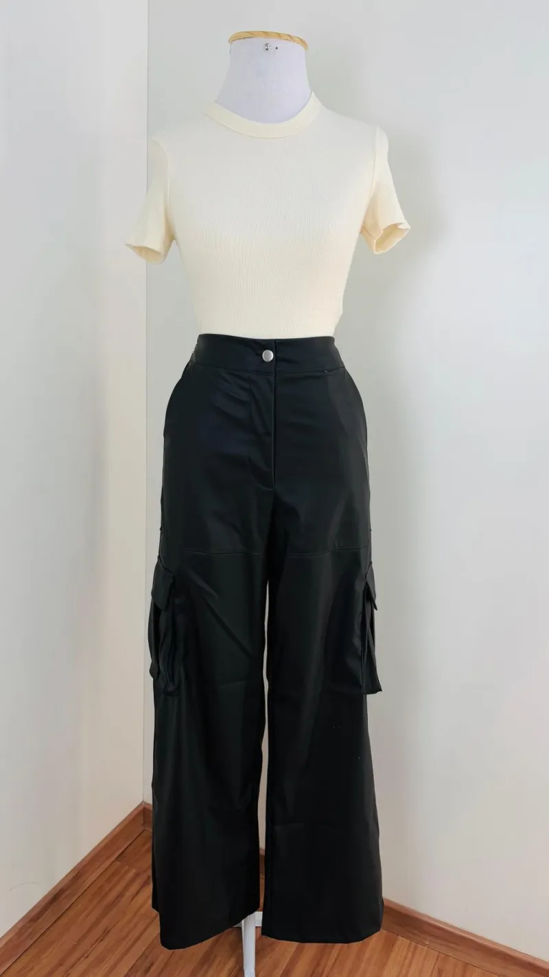 CALÇA FEMININO CARGO COURINO R50