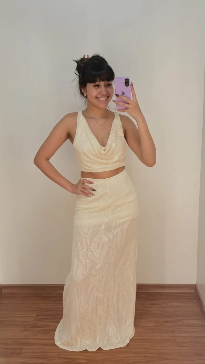 CONJUNTO FEMININO ADULTO SM+SAIA
