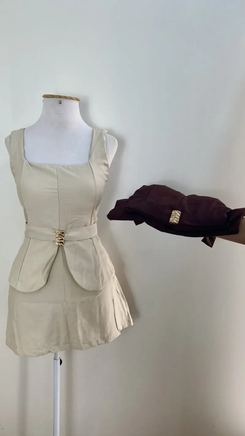 CONJUNTO FEMININO ADULTO SM+SHORTS SAIA