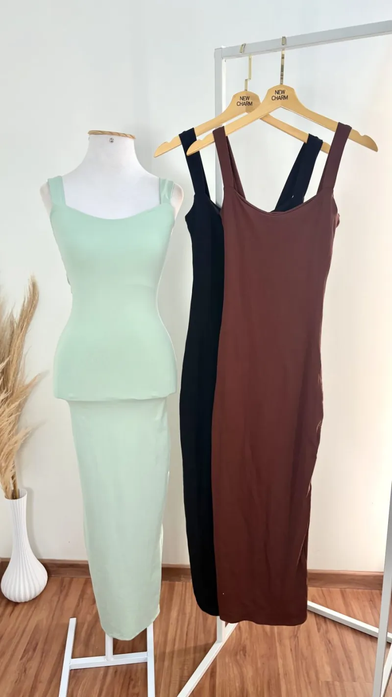 VESTIDO FEMININO ADULTO SM LONGO