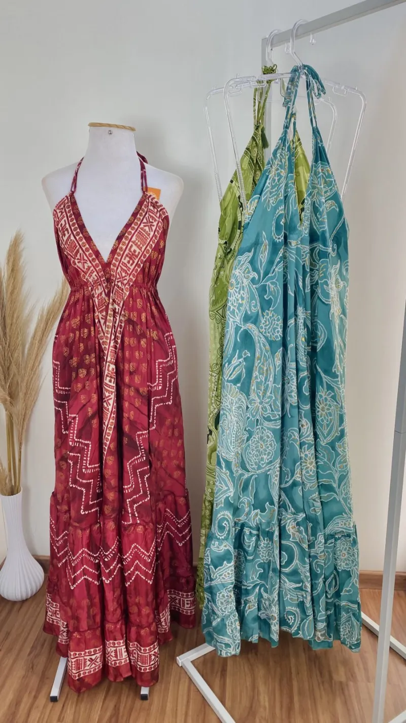 VESTIDO ADULTO C/ALÇA LONGO