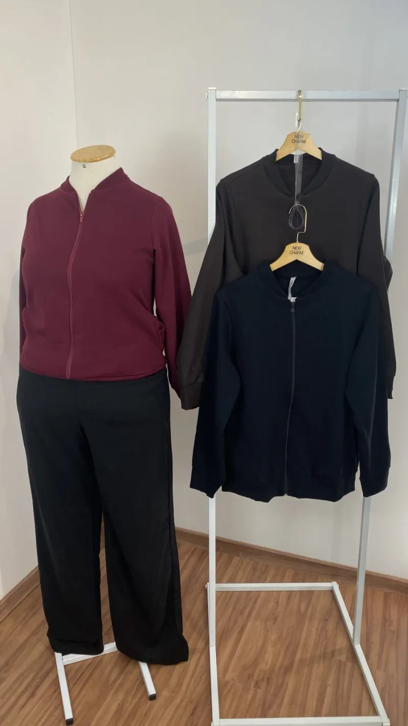 JAQUETA FEMININO ADULTO PLUS