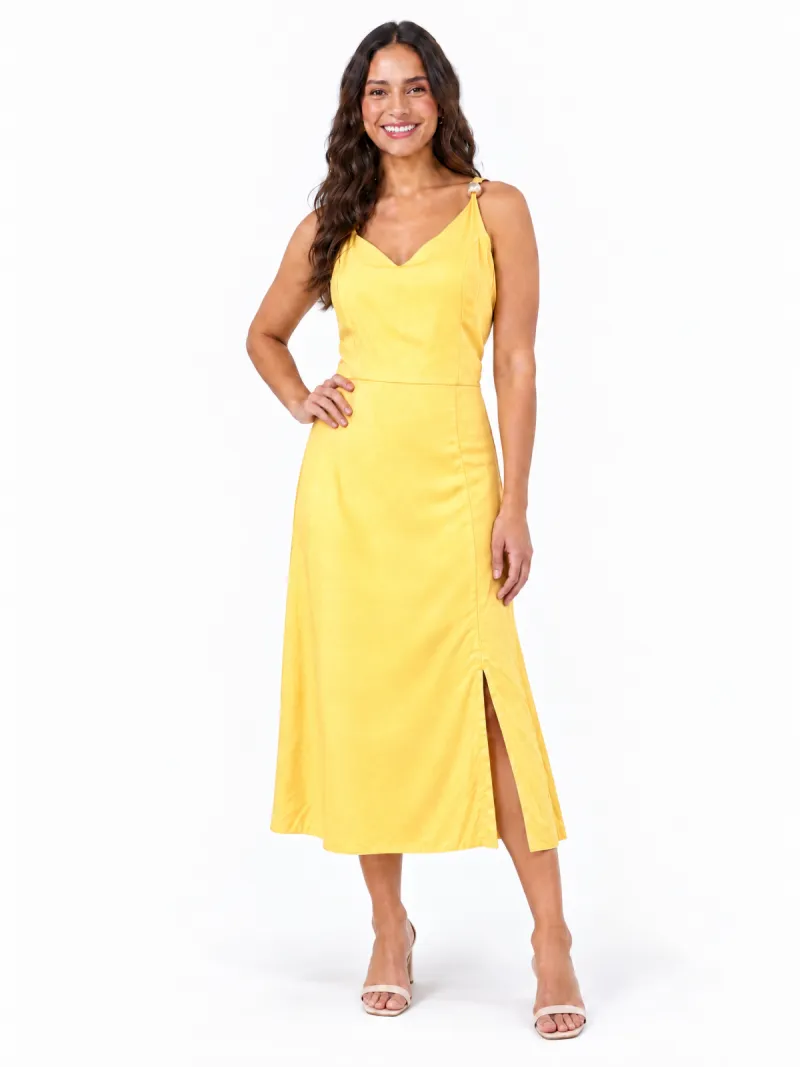 LUNENDER — VESTIDO FEMININO COM ALÇA R53